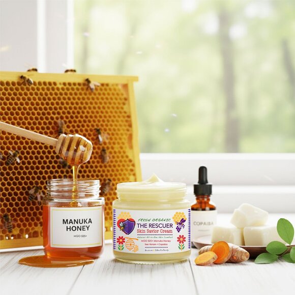 The Rescuer Cream / Organic Comfort Balm with Manuka Honey & Bee Venom - Picture 4 of 12